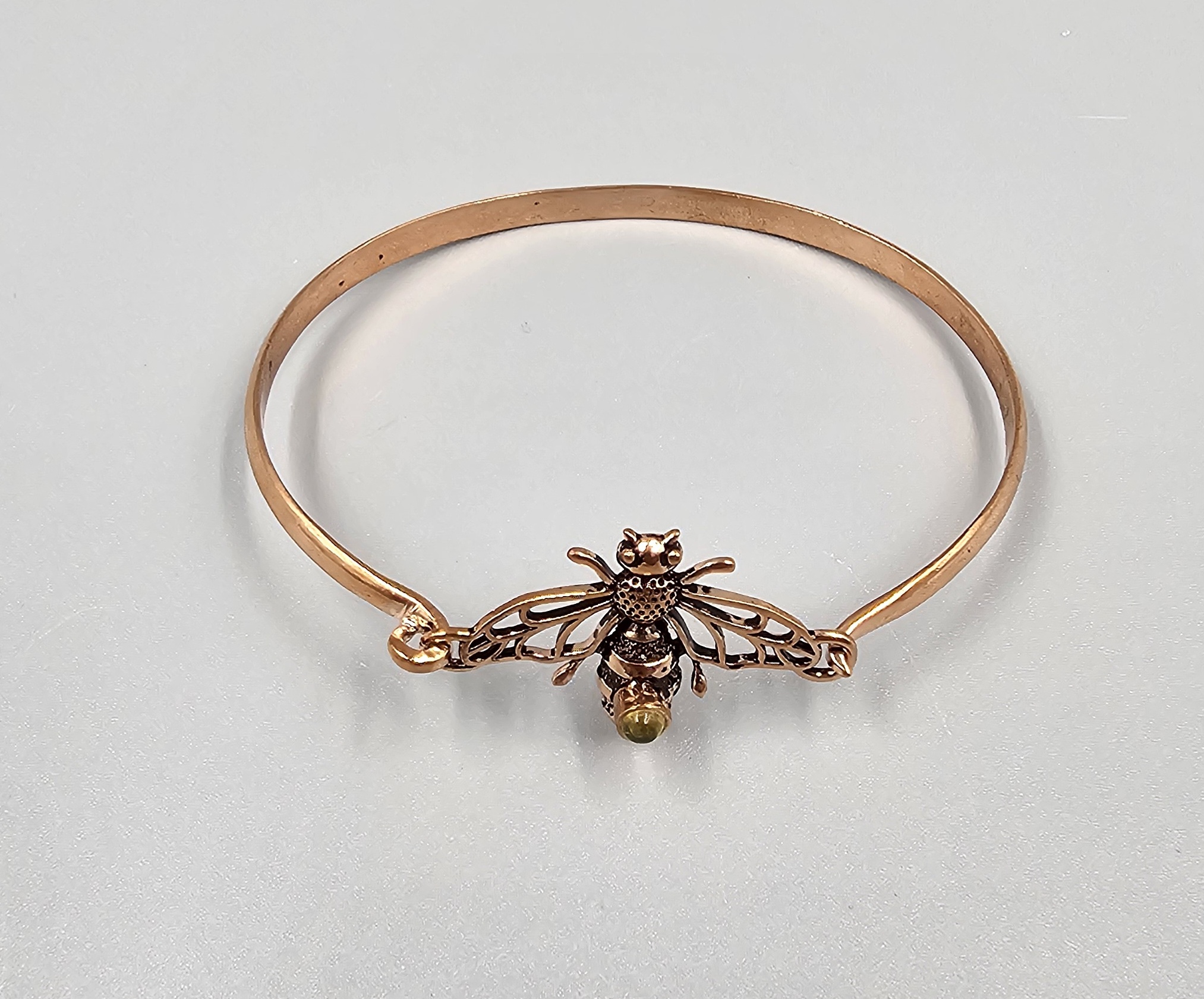 honey bee bangle with citrine honey bee bangle with citrine